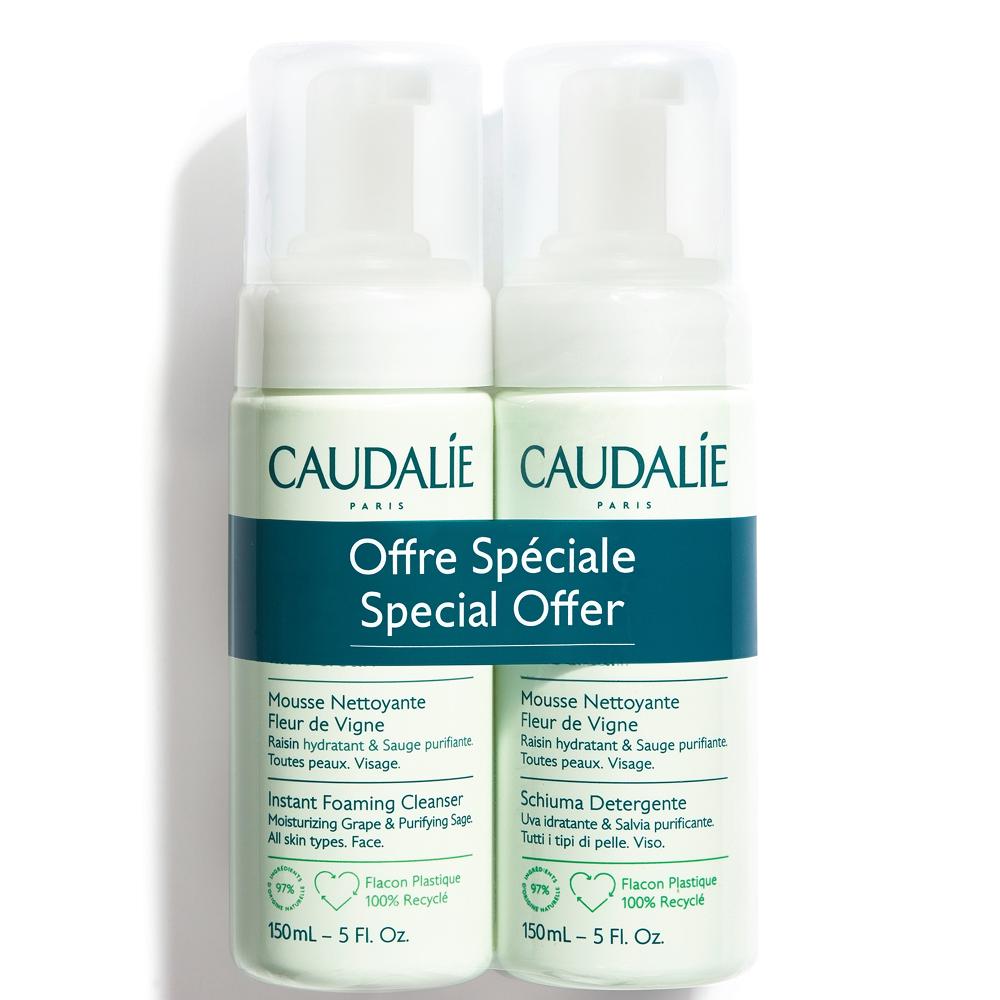 lookfantastic Caudalie Vinoclean Instant schäumende Reinigungsmittel Duo