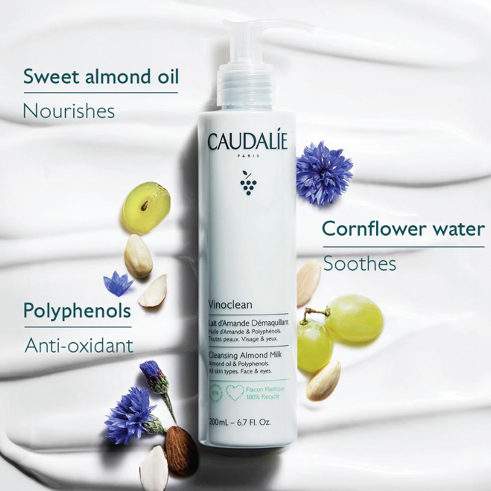 Lookfantastic Caudalie Vinoclean Supersize Reinigende Mandelmilch 400 ml