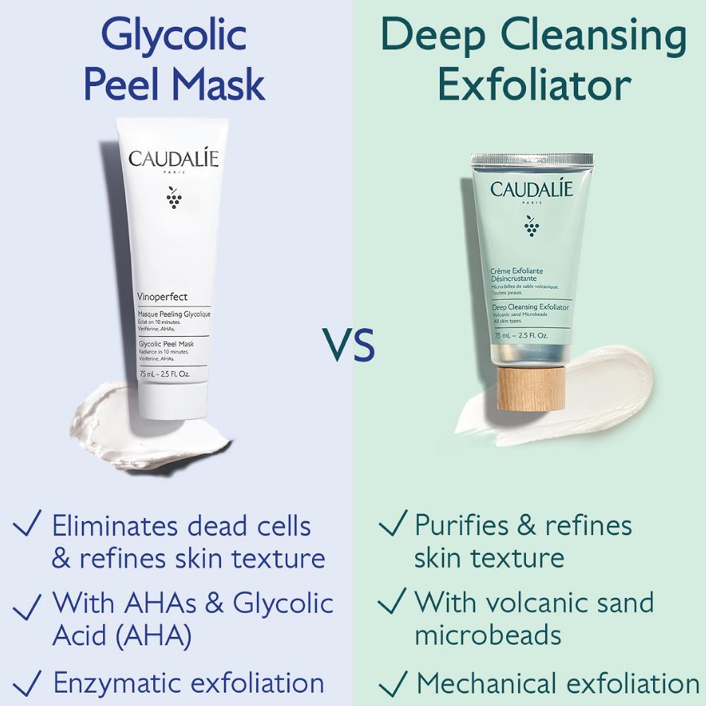 Lookfantastic Caudalie Vinoperfect Glykolische Peelingmaske 75 ml