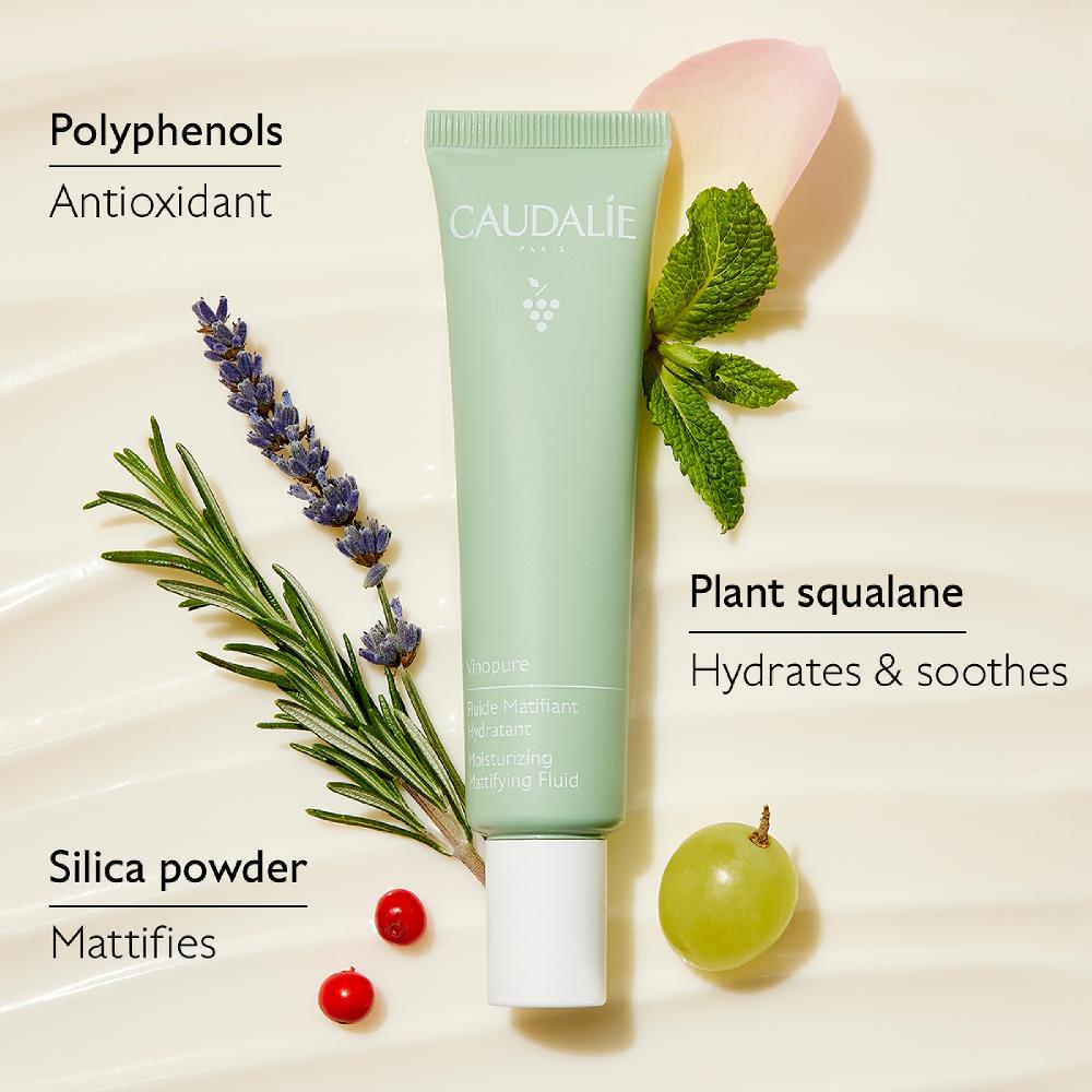 Lookfantastic Caudalie Vinopure Feuchtigkeitsspendendes Mattierendes Fluid 40 ml
