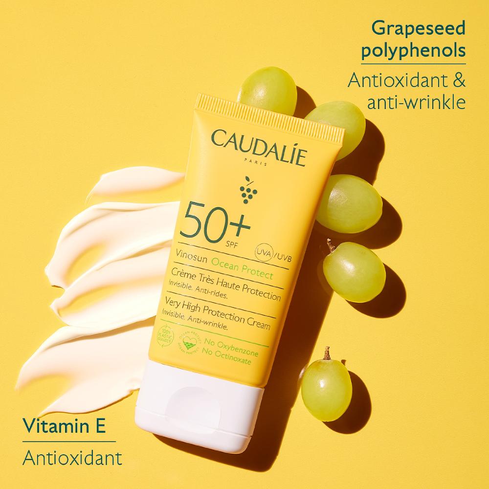 Lookfantastic Caudalie Vinosun Creme Mit Hohem Schutz LSF 50 50 ml