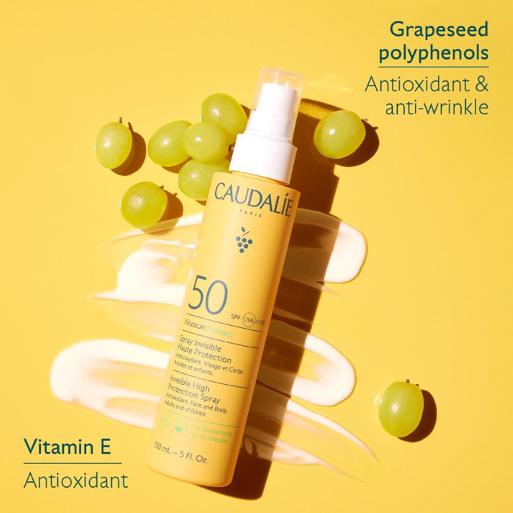 Lookfantastic Caudalie Vinosun Spray Mit Hohem Schutz LSF 50 150 ml