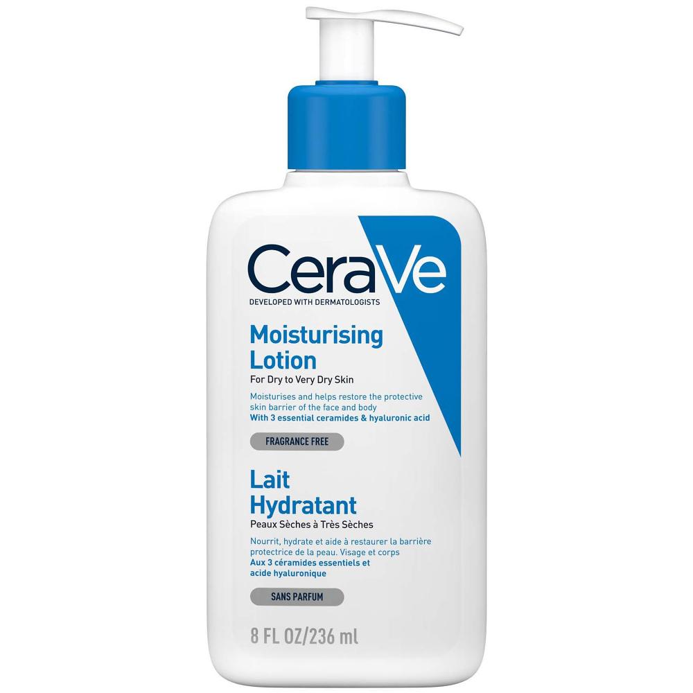 lookfantastic CeraVe Feuchtigkeitsspendende Lotion mit Ceramiden für Trockene bis Sehr Trockene Haut 236 ml