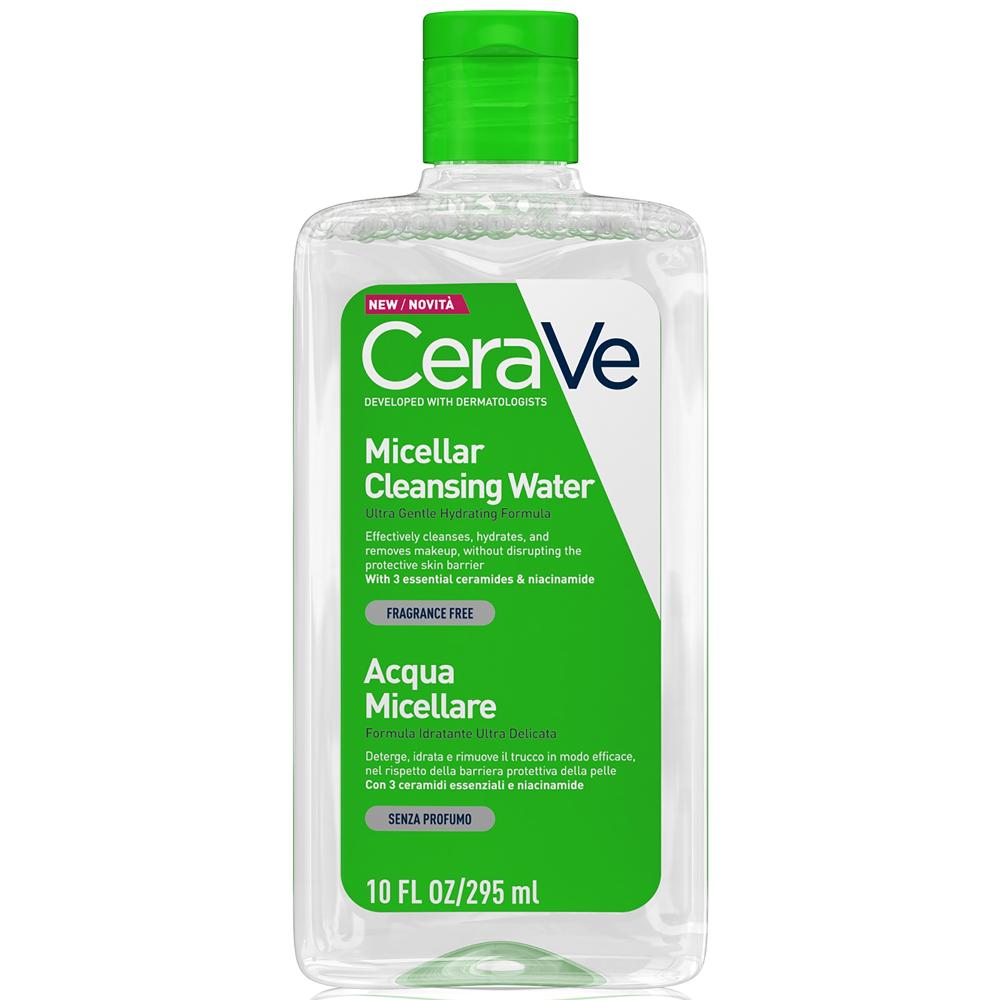 lookfantastic CeraVe Micellar Cleansing Water with Niacinamide & Ceramides for All Skin Types 295ml
