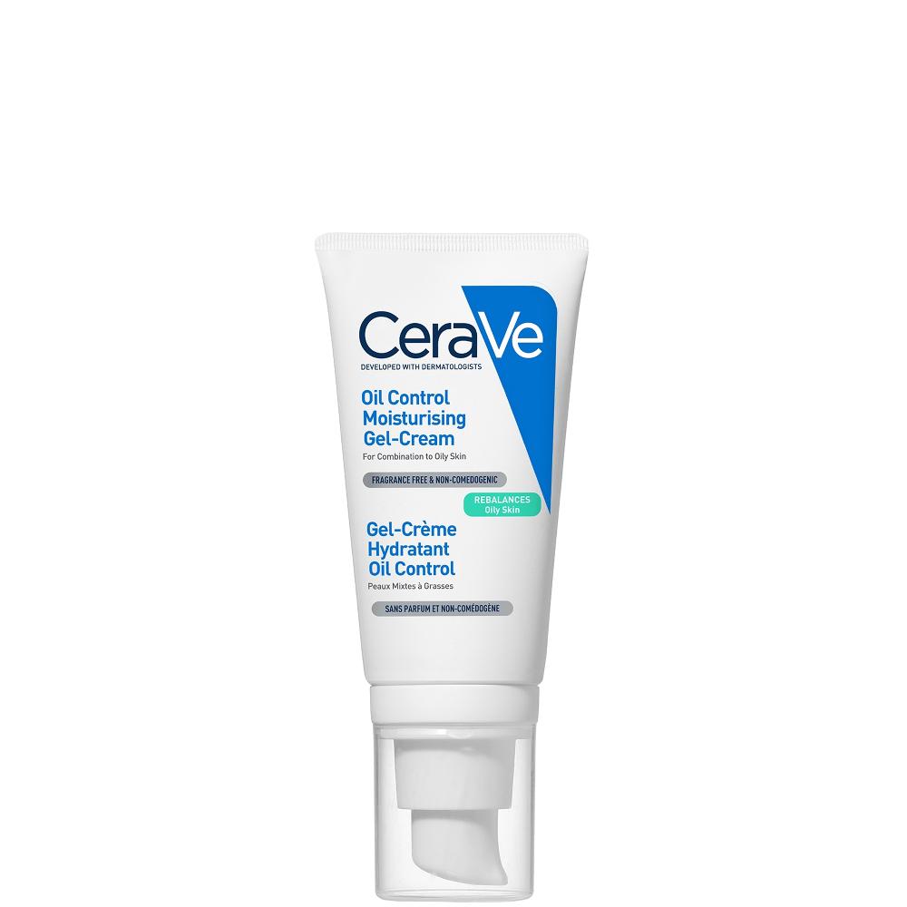 lookfantastic CeraVe Oil Control Moisturising Gel-Cream With Oil Absorbing Technology and Ceramides for Combination and Oily Skin 52ml