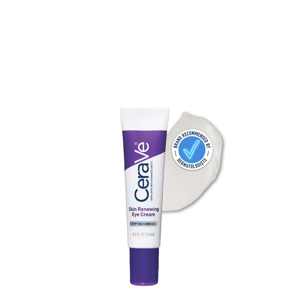 Lookfantastic CeraVe Skin Renewing Eye Cream With Peptide Complex & Caffeine For Brighter Smoother Eyes 15ml