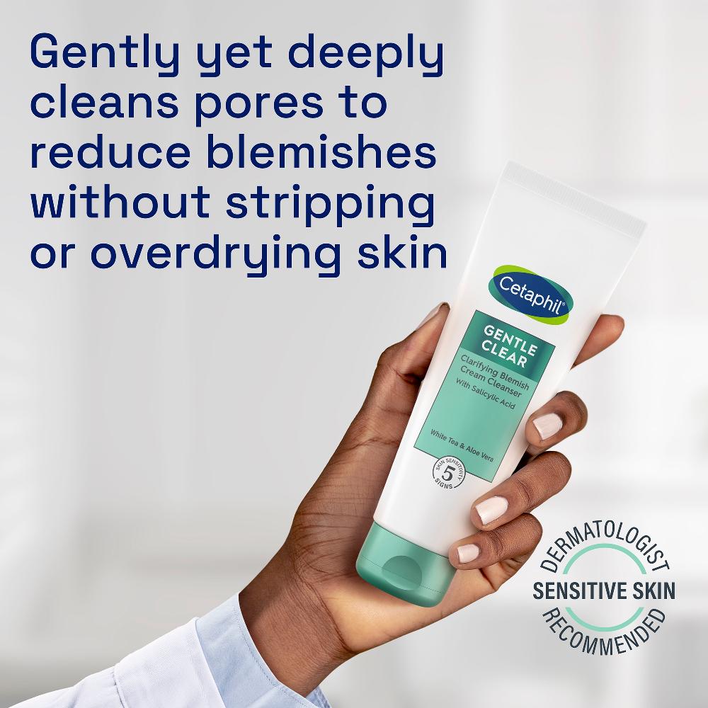 Lookfantastic Cetaphil Gentle Clear Klärende Gesichtswaschlotion Gegen Unreinheiten Für Empfindliche Haut 124 ml