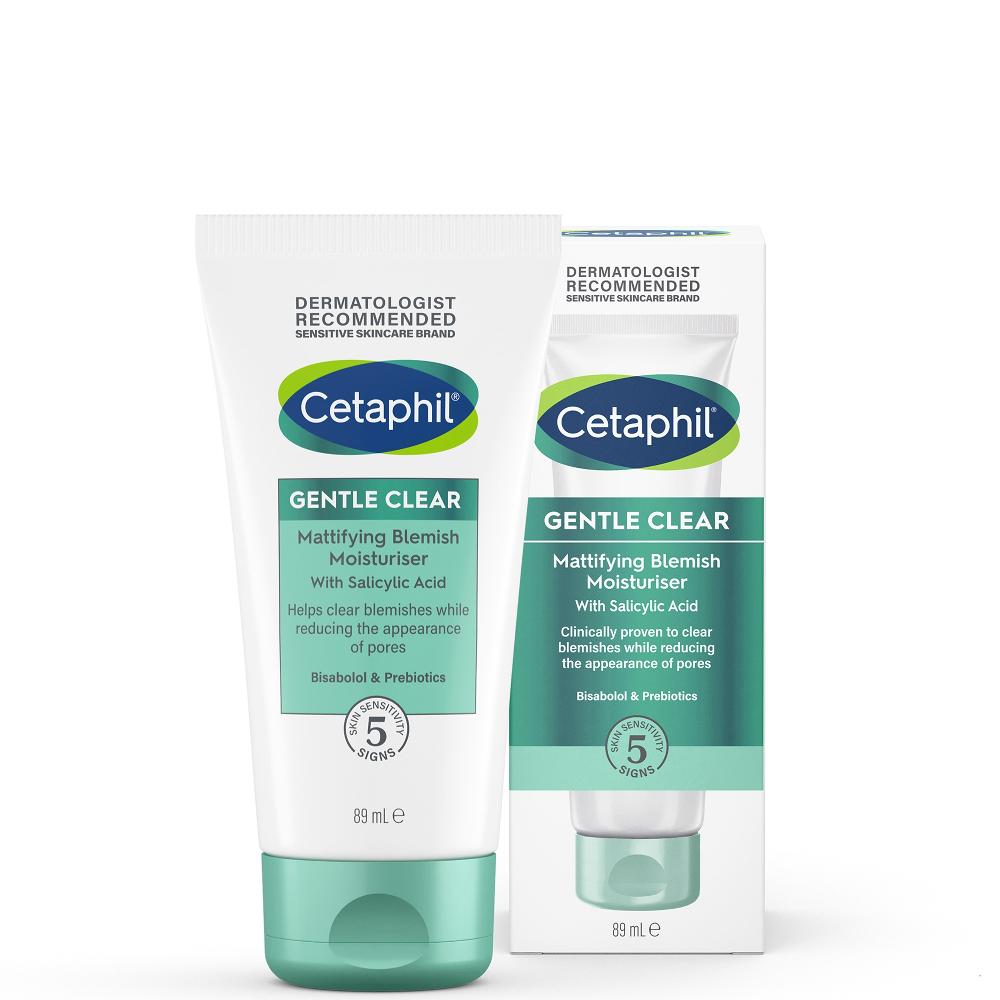 lookfantastic Cetaphil Gentle Clear Mattierende Gesichtscreme Gegen Unreinheiten mit Salicylsäure für Empfindliche Haut 89 ml