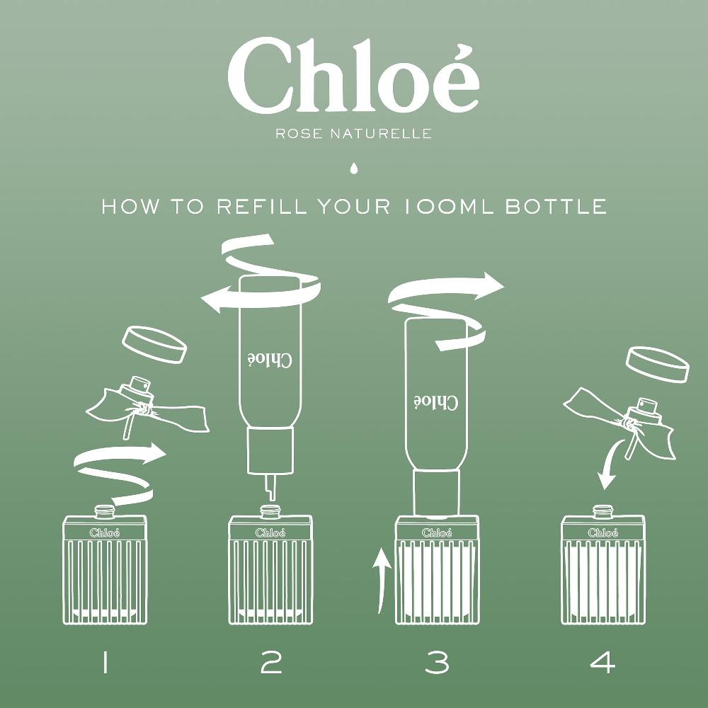 Lookfantastic Chloé Rose Naturelle Eau De Parfum Nachfüllbares Produkt 100 ml