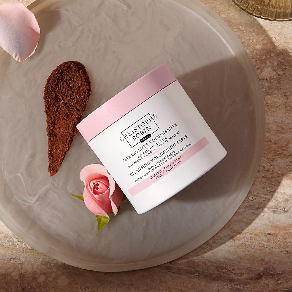 Lookfantastic Christophe Robin Cleansing Volumising Paste With Pure Rassoul Clay And Rose 250ml