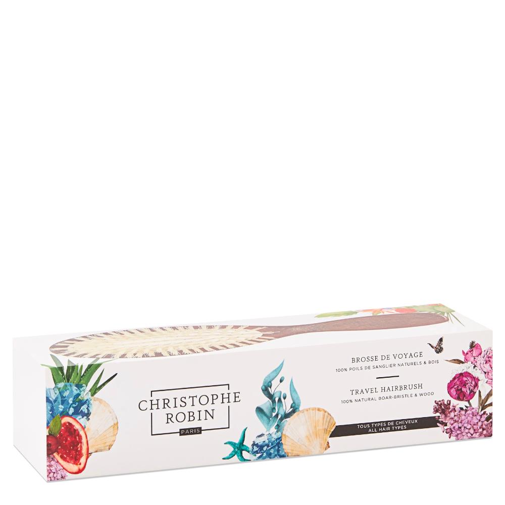 Lookfantastic Christophe Robin New Travel Hairbrush With Natural Boar-Bristle And Wood