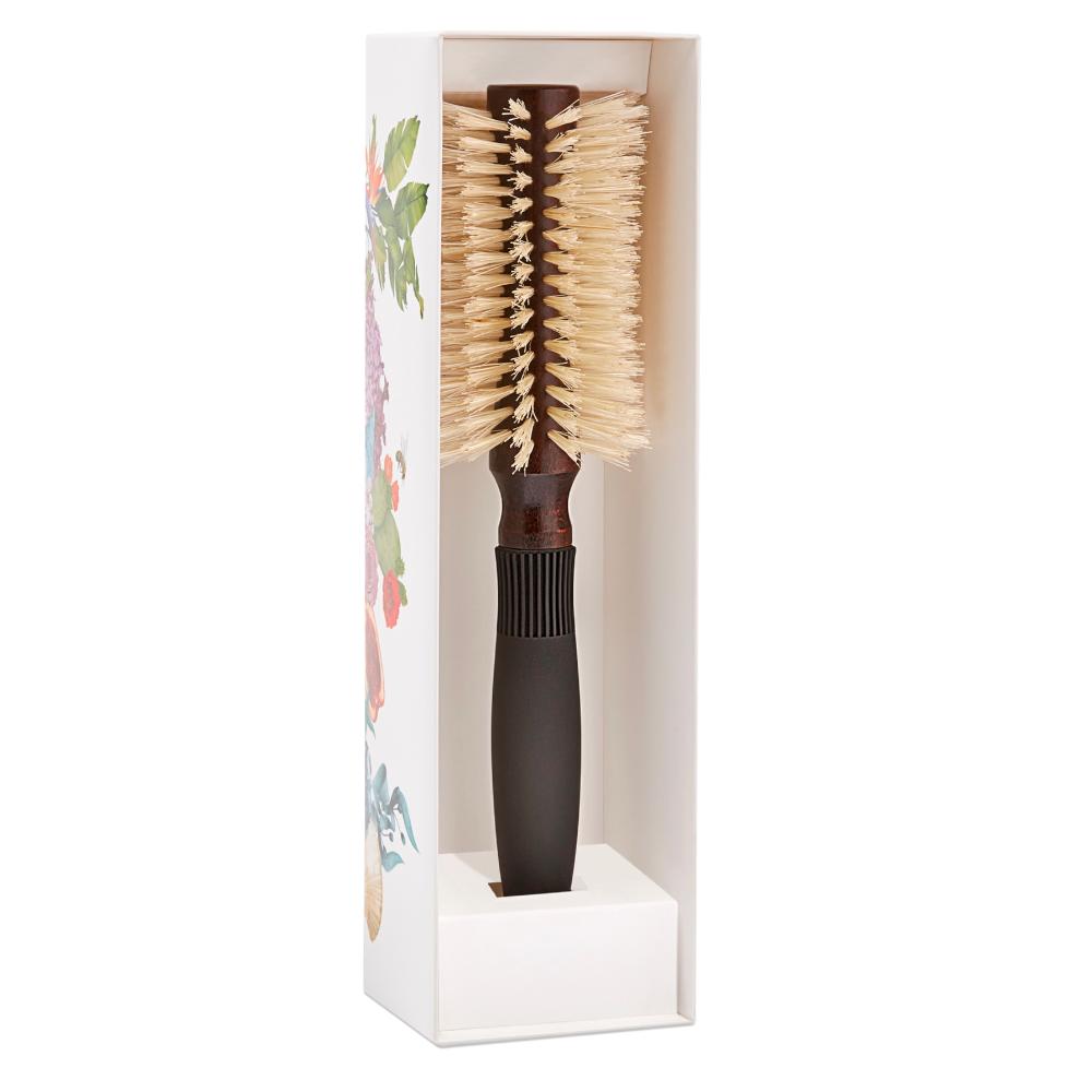 Lookfantastic Christophe Robin Pre-Curved Blowdry Hairbrush With Natural Boar-Bristle And Wood - 12 Rows