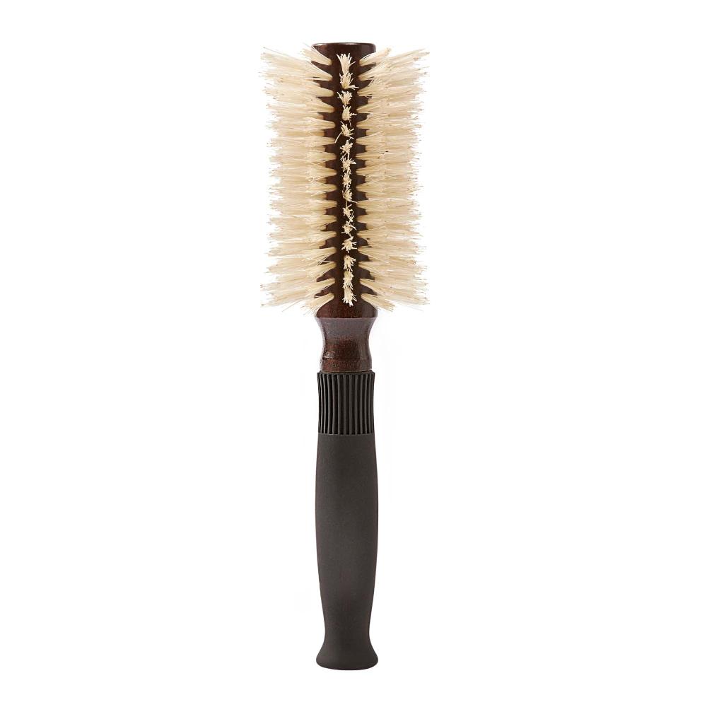 lookfantastic Christophe Robin Pre-Curved Blowdry Hairbrush with Natural Boar-Bristle and Wood - 12 Rows
