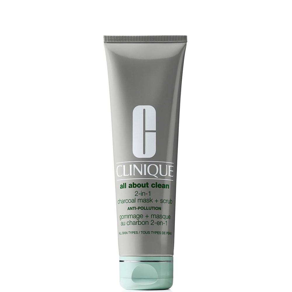 lookfantastic Clinique All About Clean 2-in-1 Aktivkohle Maske und Peeling 100ml