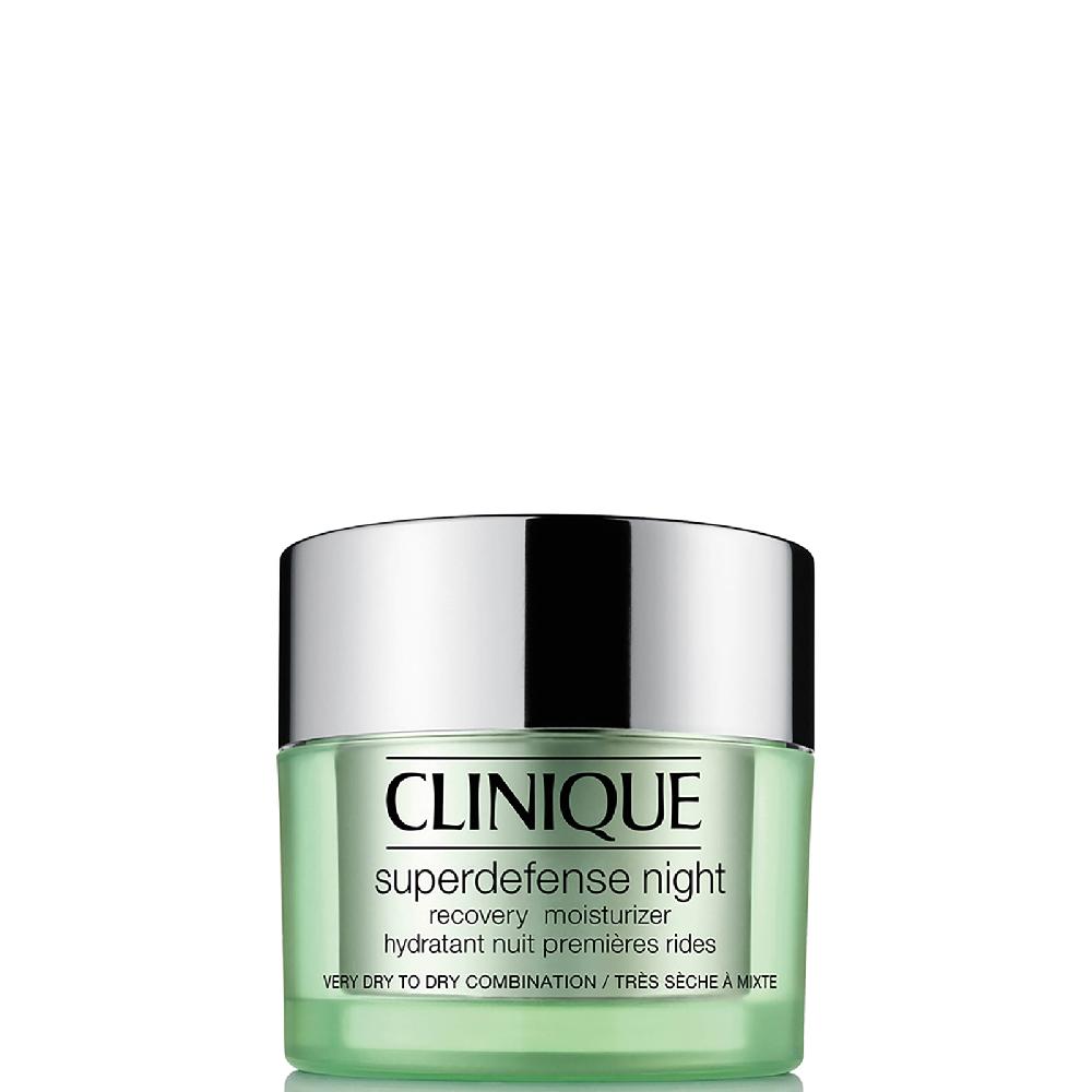 lookfantastic Clinique Superdefense Night Erholungs-Feuchtigkeitspflege 50 ml (Hauttypen 1/2)