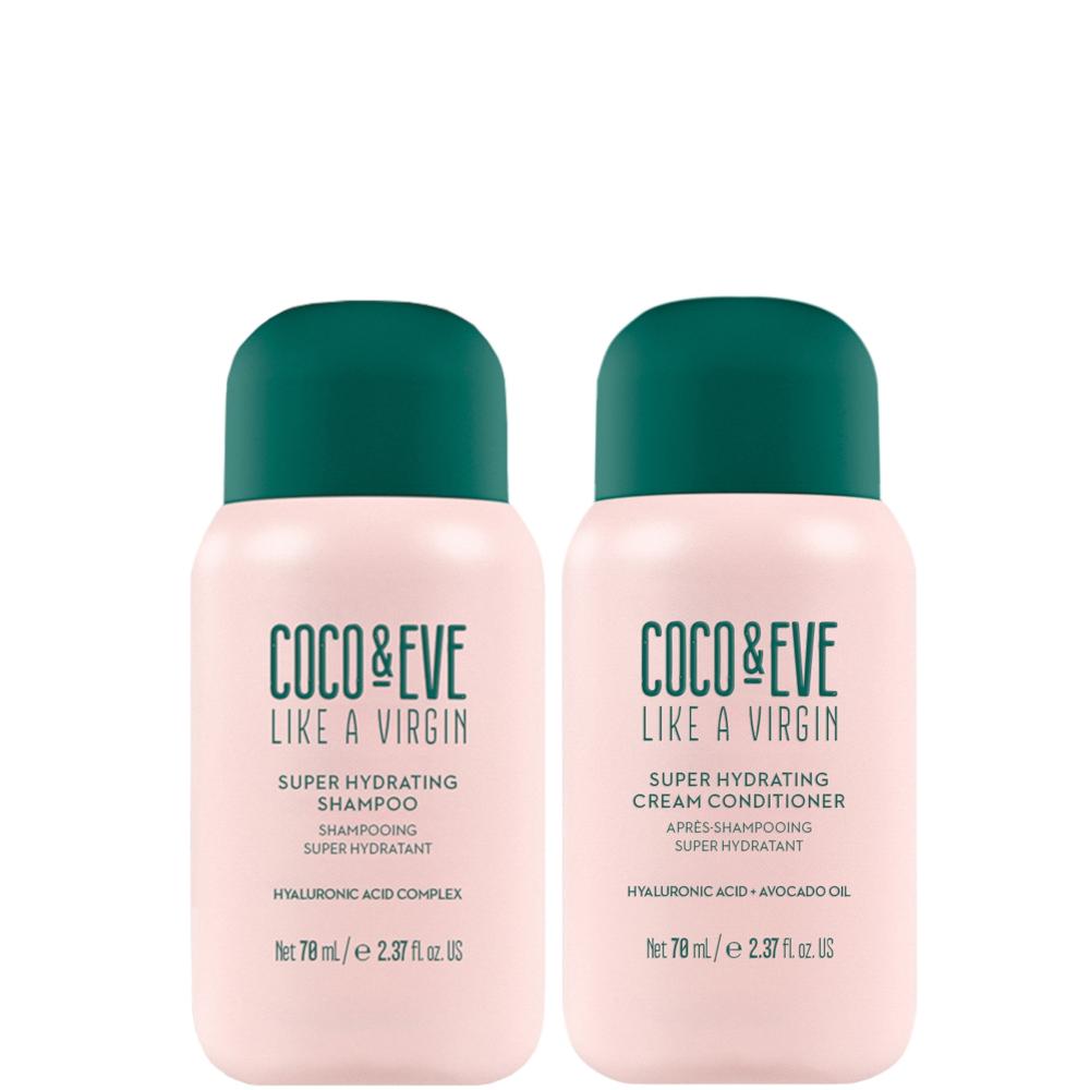 lookfantastic Coco & Eve Super Hydrating Shampoo and Conditioner Travel Bundle
