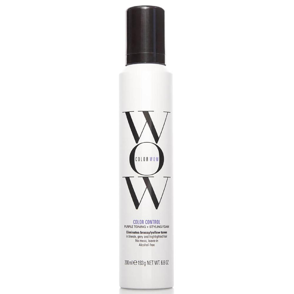 lookfantastic Color WOW Color Control Tonisierungs- und Stylingschaum – Blond 200 ml