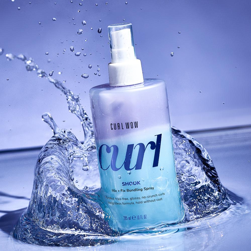 Lookfantastic Color WOW Curl Wow SHOOK Mix + Fix Bündelungsspray 295 ml