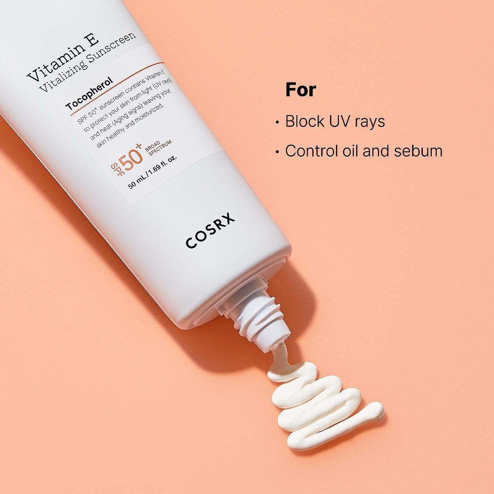 Lookfantastic COSRX Vitalisierender Sonnenschutz Mit Vitamin E LSF 50+ 50 ml