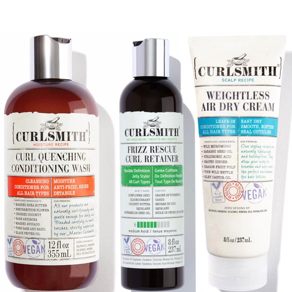 lookfantastic Curlsmith Moisture and Frizz Control Bundle
