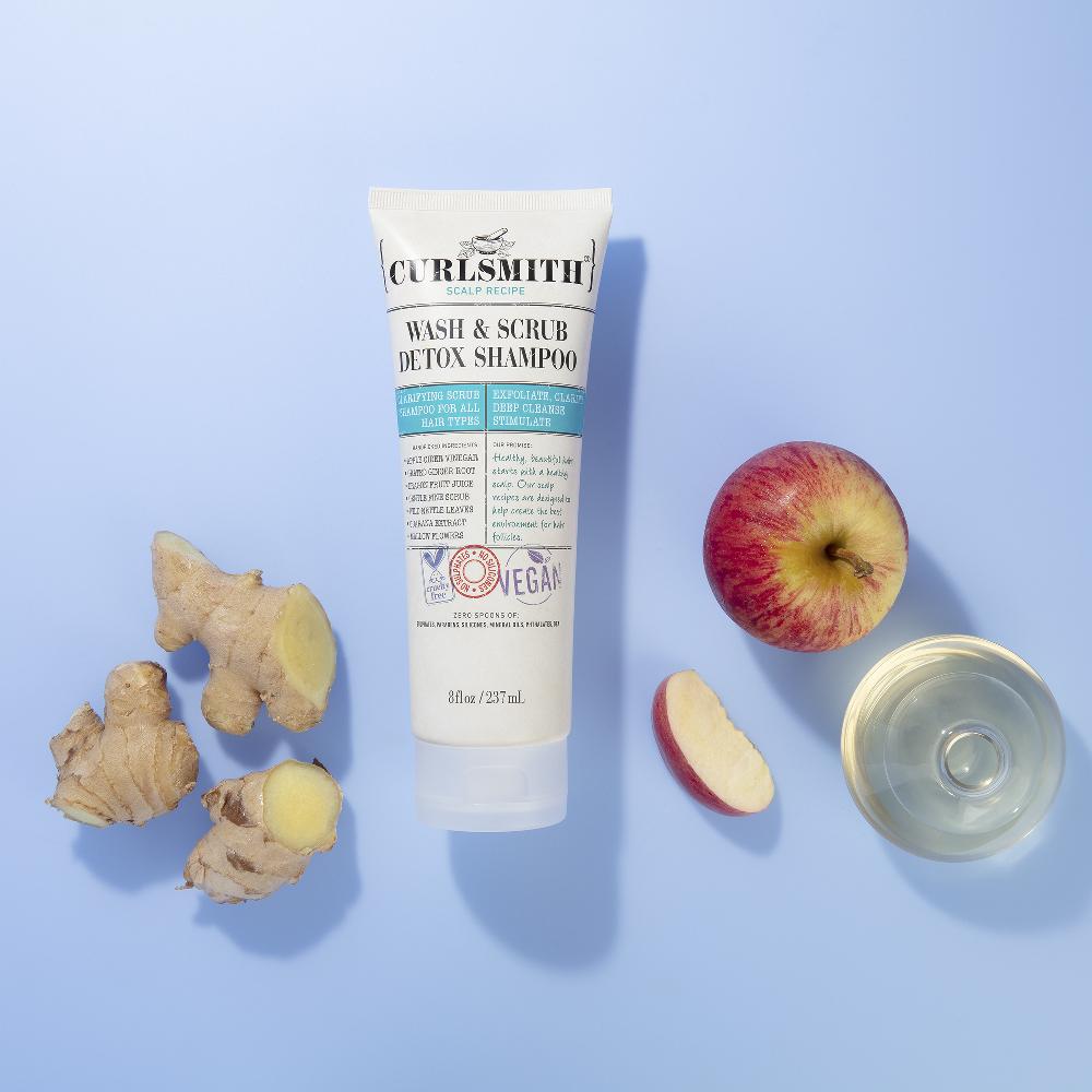 Lookfantastic Curlsmith Wash & Scrub Detox Shampoo 237 ml