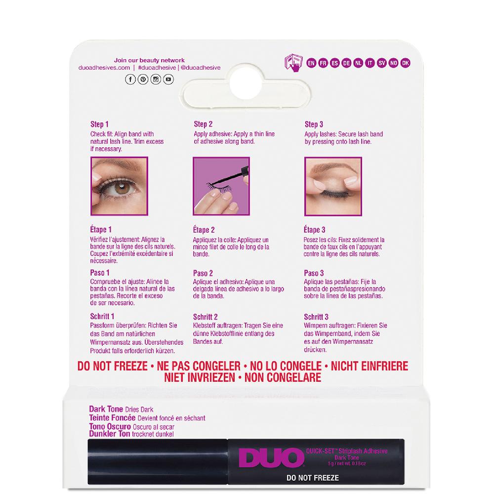 Lookfantastic DUO Quick-Set Striplash Adhesive 5 g - Dark