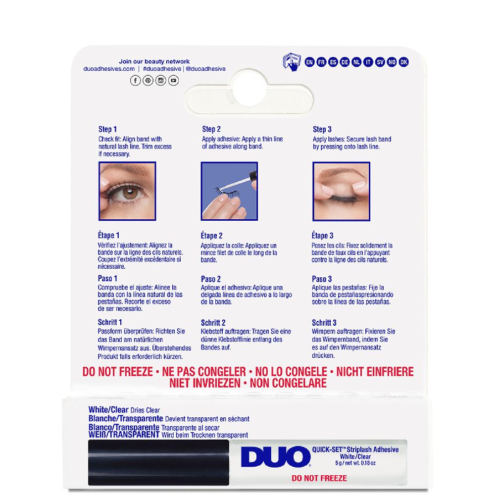 Lookfantastic DUO Quick Set Striplash Adhesive - Clear 5g