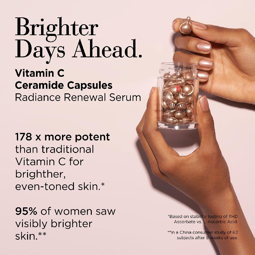 Lookfantastic Elizabeth Arden Ceramide Vitamin-C-Kapseln – 90 Kapseln