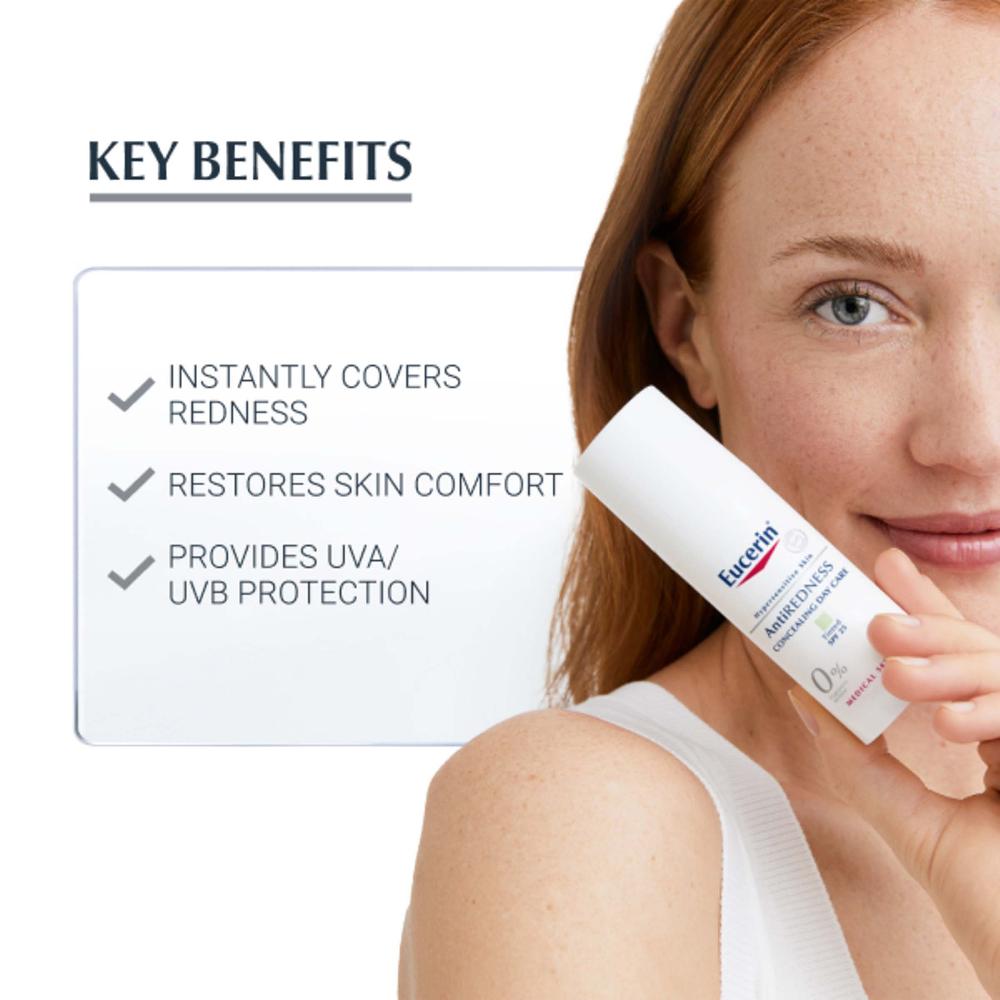 Lookfantastic Eucerin AntiRedness Deckende Tagescreme LSF 25 Getönt 50 ml