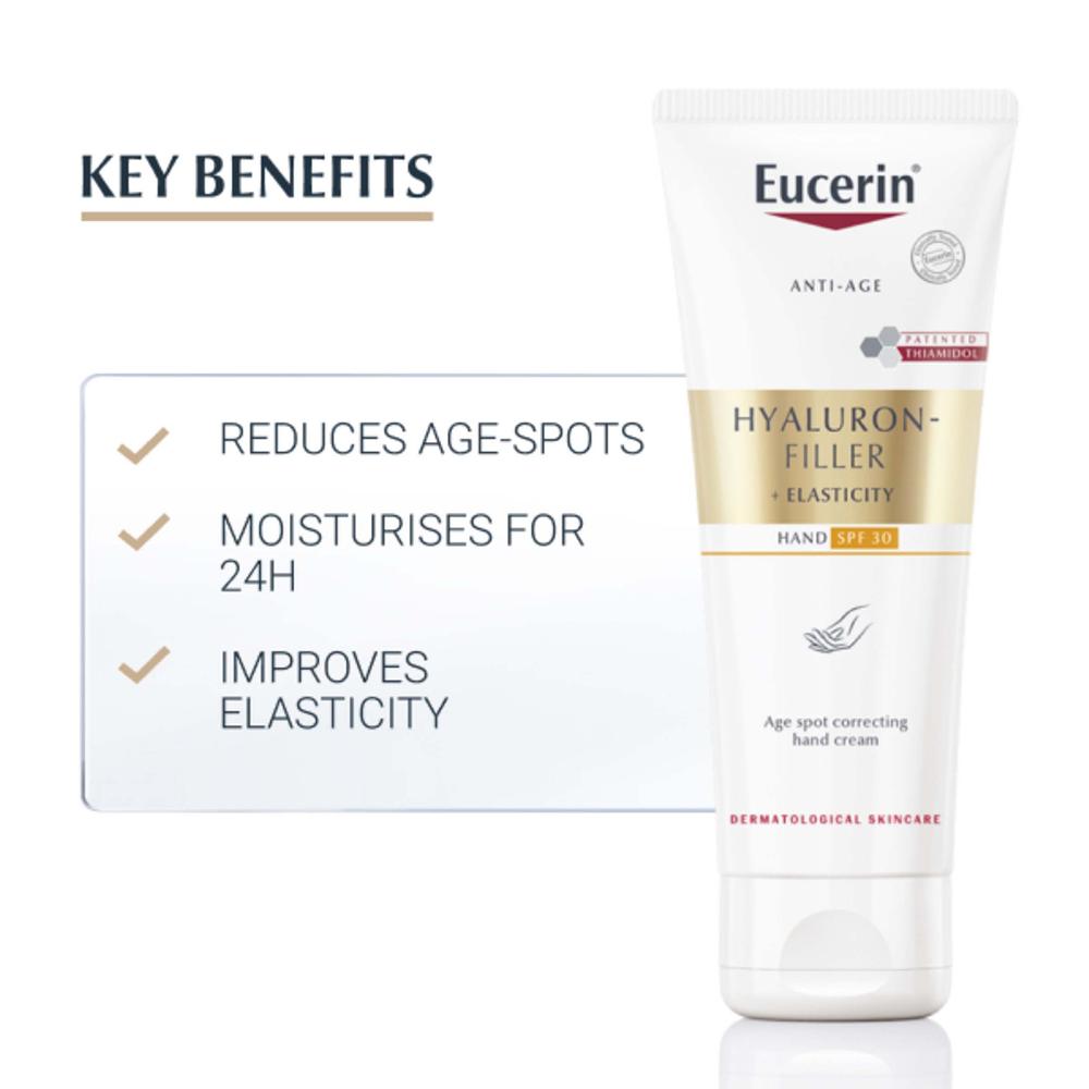 Lookfantastic Eucerin Hyaluron-Filler Elasticity Correcting Hand Cream 75ml