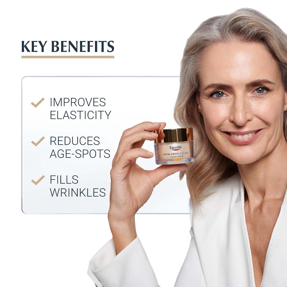 Lookfantastic Eucerin Hyaluron-Filler Elastizität Tagescreme LSF 30 50 ml
