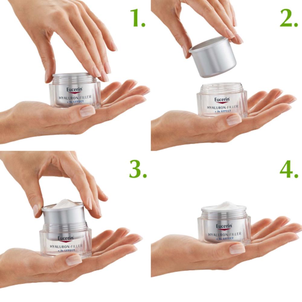 Lookfantastic Eucerin Hyaluron-Filler Tagescreme LSF 15 Nachfüllpackung 50 ml