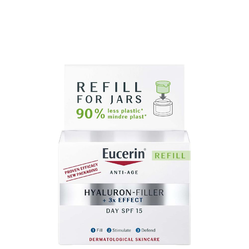 lookfantastic Eucerin Hyaluron-Filler Tagescreme LSF 15 Nachfüllpackung 50 ml