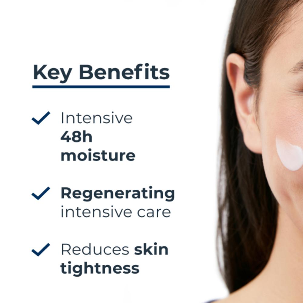 Lookfantastic Eucerin® Dry Skin Rückfettende Face- Creme 5% Urea mit Lactat (50 Ml)