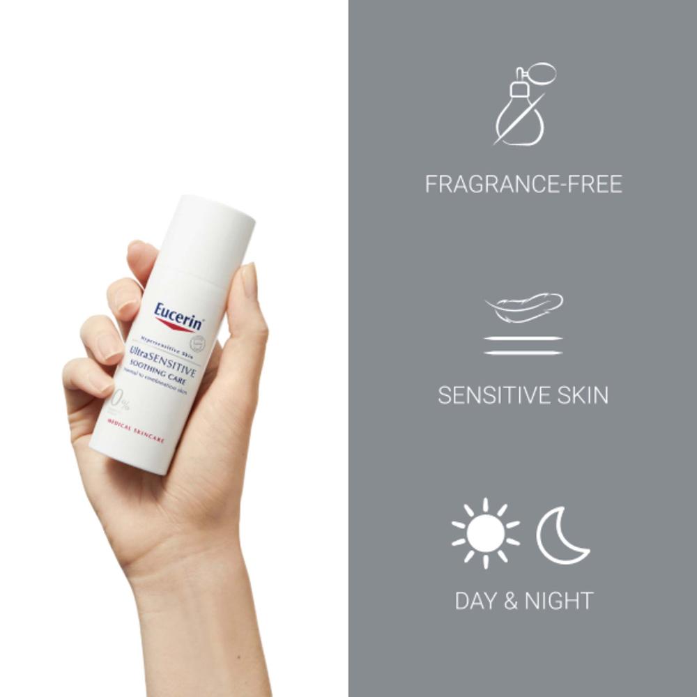 Lookfantastic Eucerin UltraSensitive Soothing Care Für Normale Haut/Mischhaut 50 ml