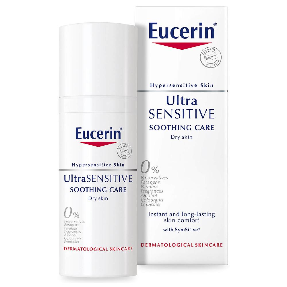 lookfantastic Eucerin UltraSensitive Soothing Care für Trockene Haut 50 ml