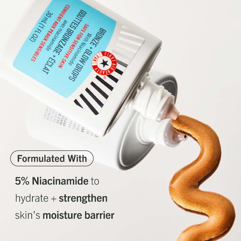 Lookfantastic First Aid Beauty Bronzer- Und Glow-Tropfen Mit Niacinamid 30 ml