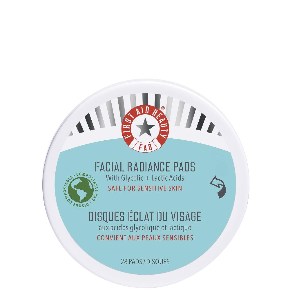 lookfantastic First Aid Beauty Pads für ein Strahlendes Gesicht mit Glykol- und Milchsäure Reisegröße