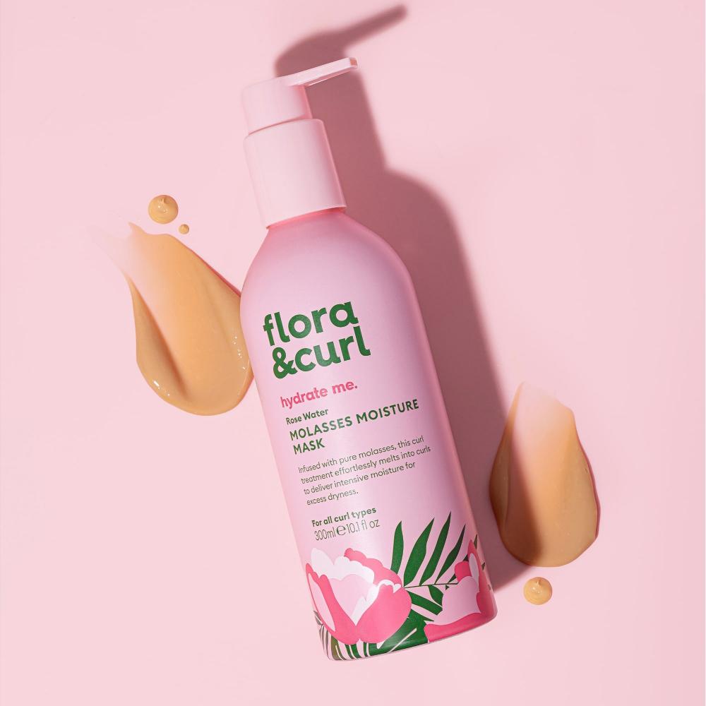 Lookfantastic Flora & Curl Rose Water Molasses Moisture Mask 300ml