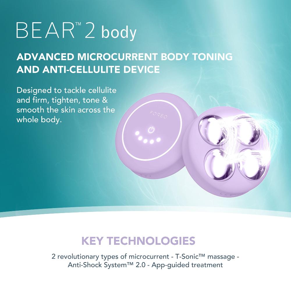 Lookfantastic FOREO BEAR 2 Body Sculpt And Tone Supercharged Set - Lavender