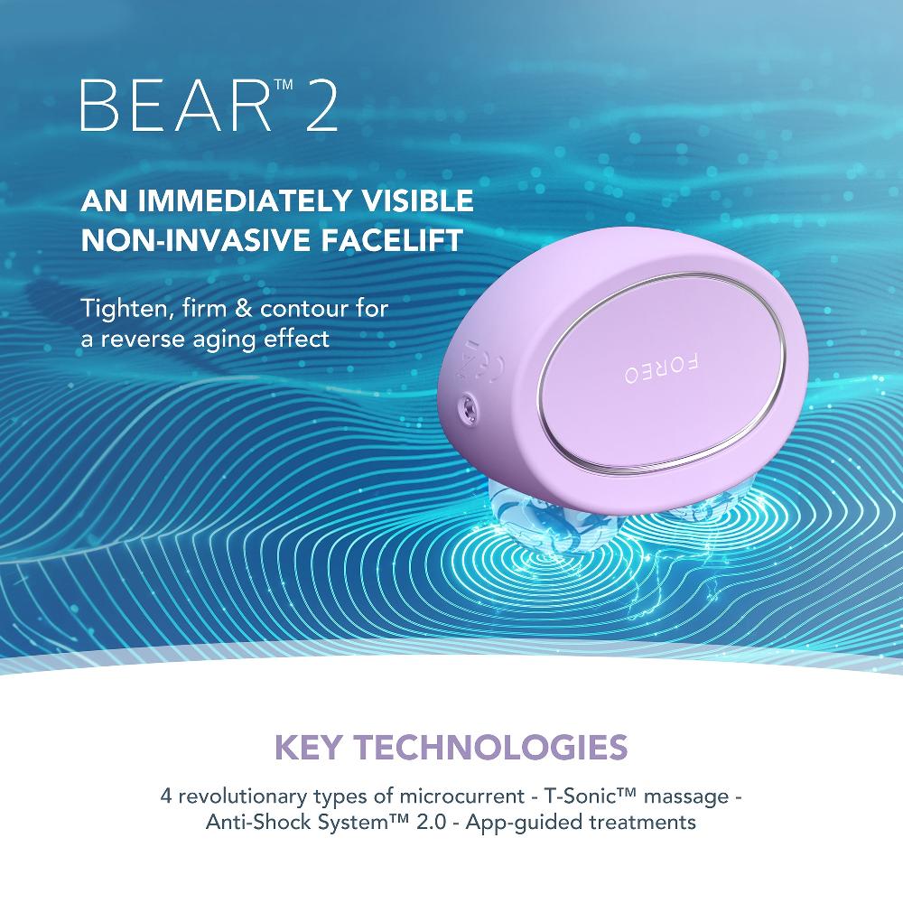 Lookfantastic FOREO BEAR 2 Gerät Zur Gesichtsstraffung – Lavendel