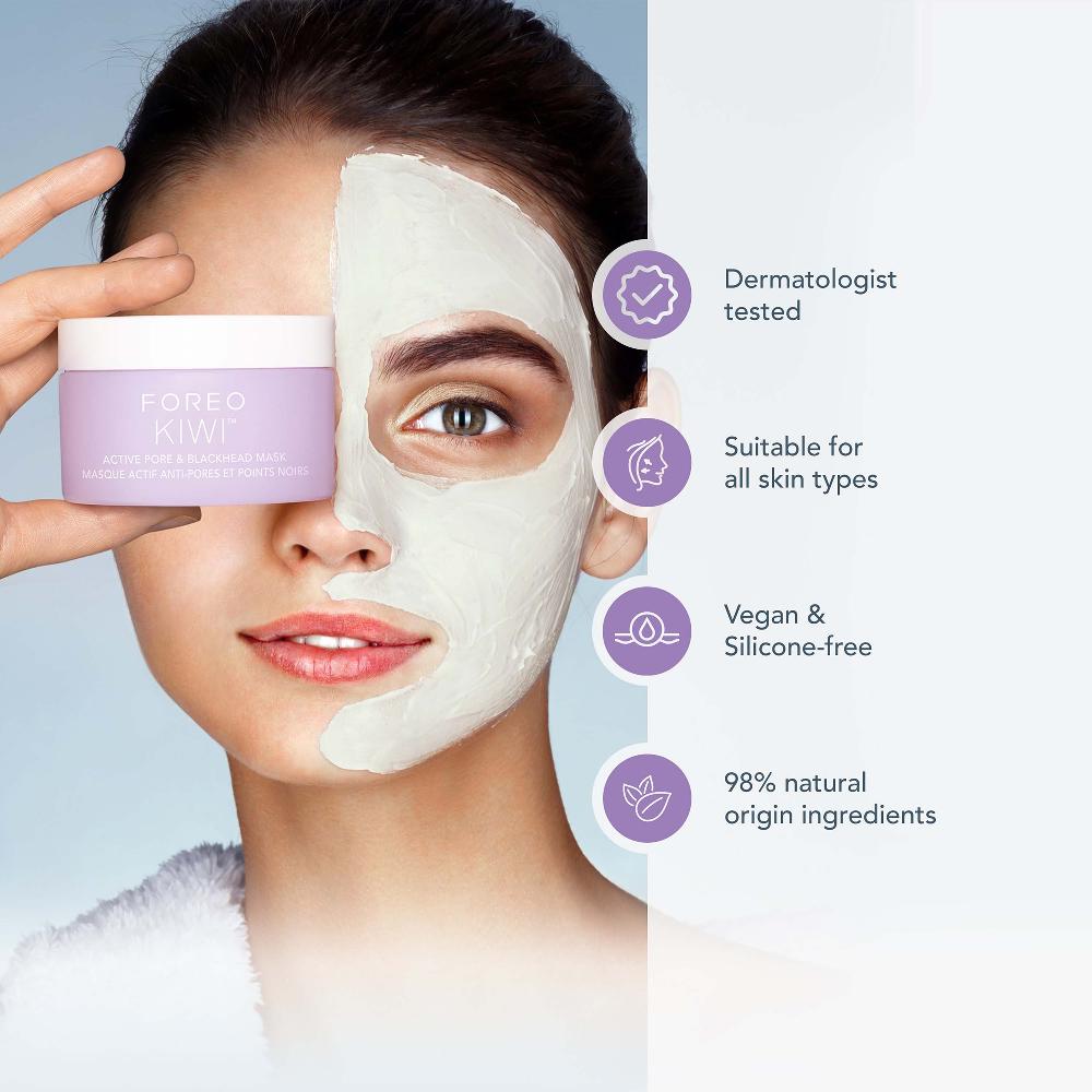 Lookfantastic FOREO KIWI Aktive Poren- Und Mitessermaske 100 g