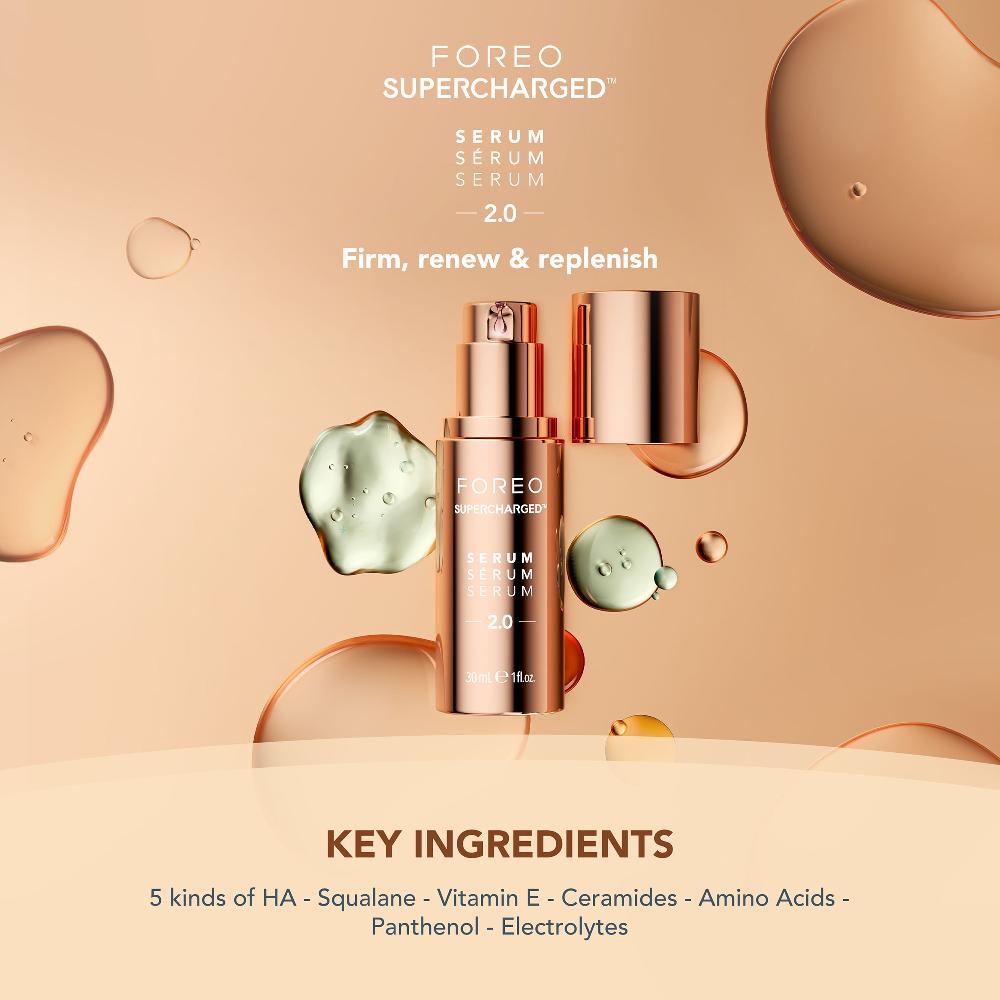 Lookfantastic FOREO SUPERCHARGED SERUM SERUM SERUM 2.0 30 ml