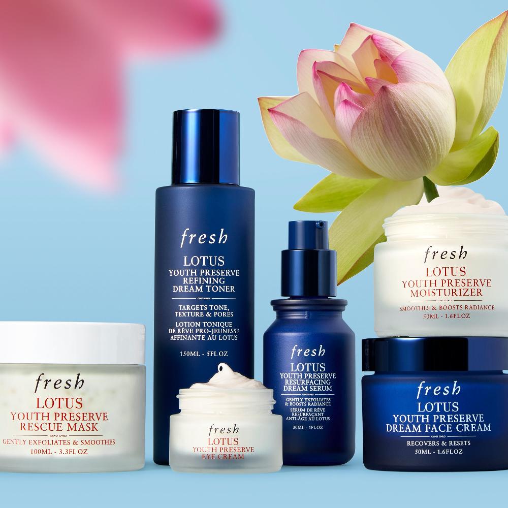 Lookfantastic Fresh Lotus Youth Preserve Exfoliating Face Toner 150ml
