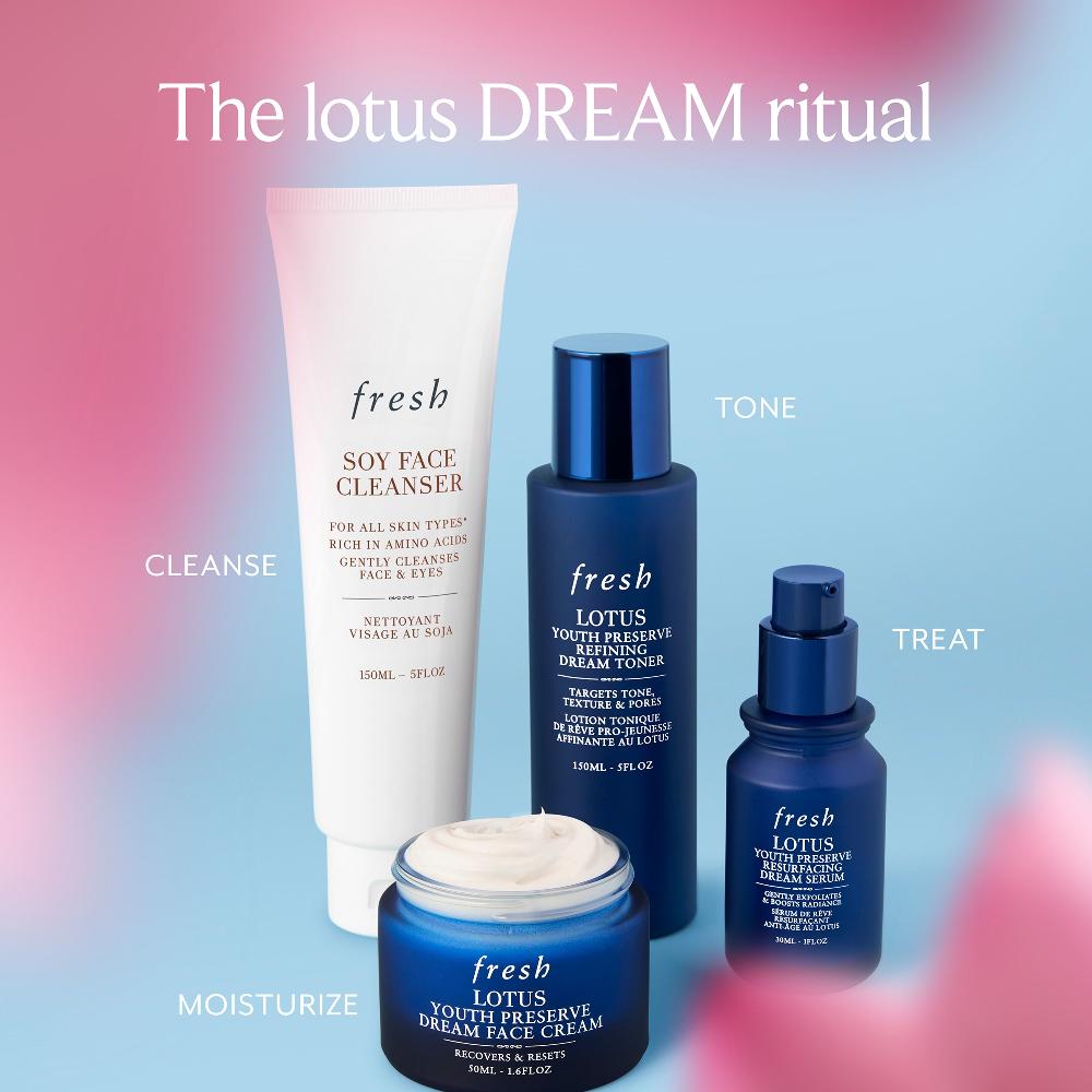 Lookfantastic Fresh Lotus Youth Preserve Exfoliating Face Toner 150ml