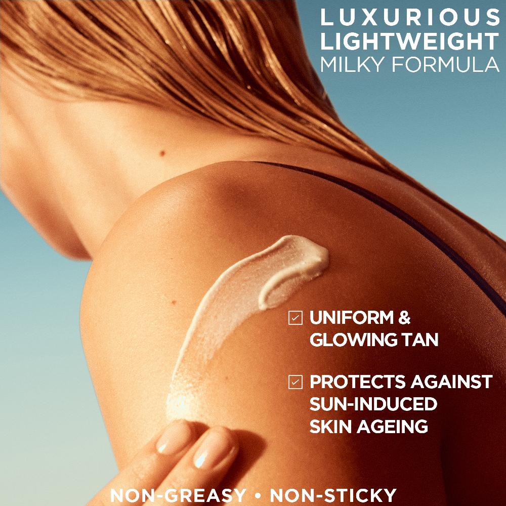 Lookfantastic Garnier Ambre Solaire Ideal Bronze Milk-In Tanning Spray For Face And Body SPF30 150ml