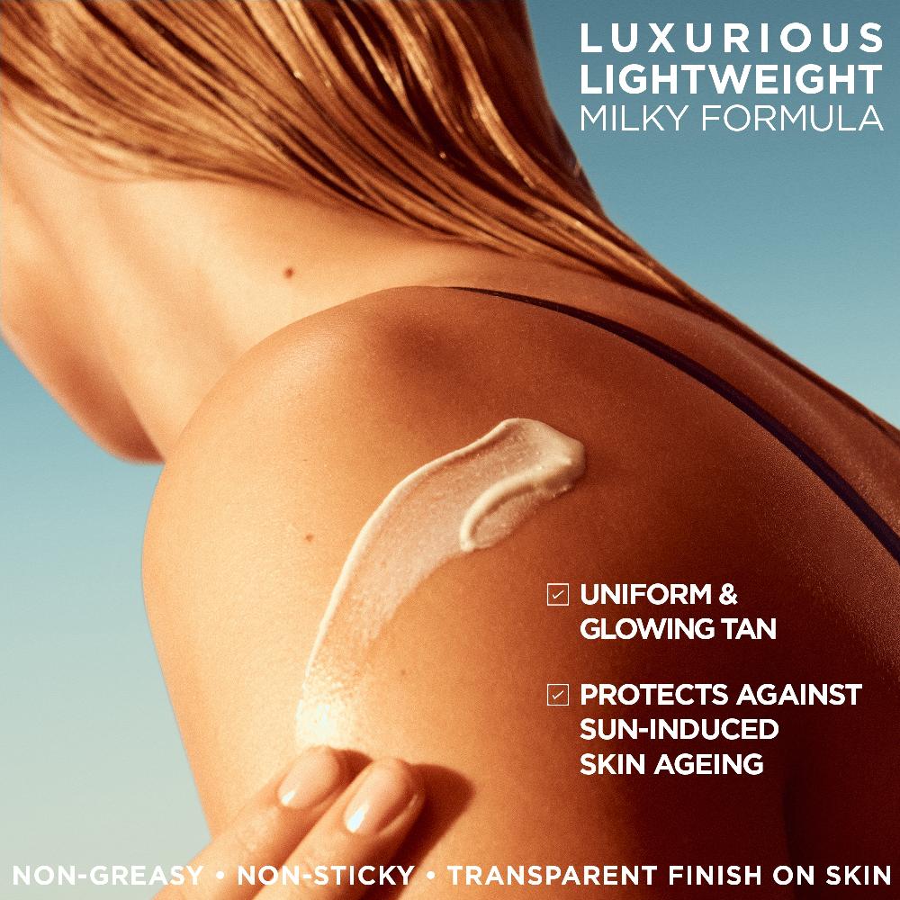 Lookfantastic Garnier Ambre Solaire Ideal Bronze Milk-In Tanning SPF 50 Spray For Face And Body 150ml