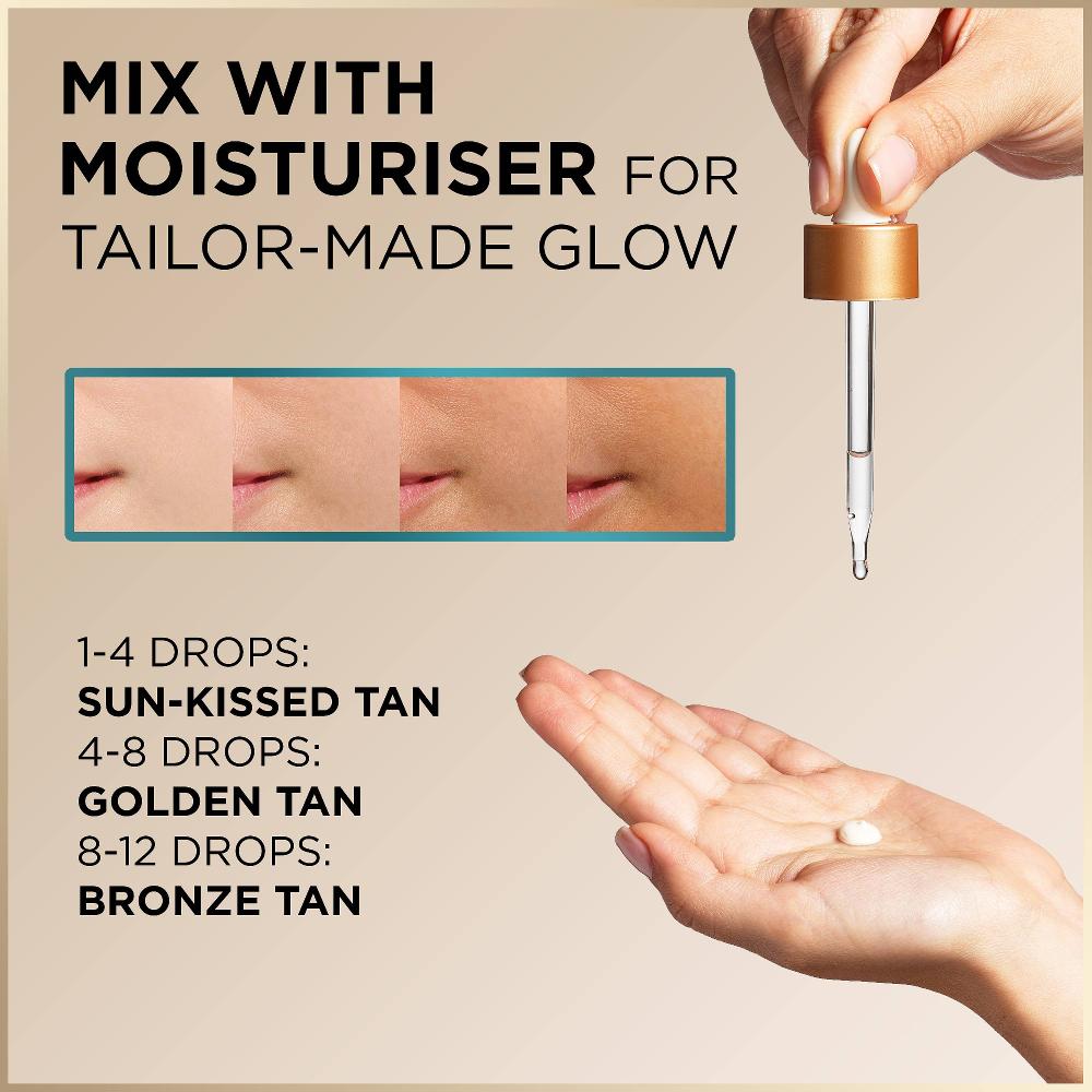 Lookfantastic Garnier Ambre Solaire Natural Bronzer Selbstbräuner-Gesichtstropfen 30 ml