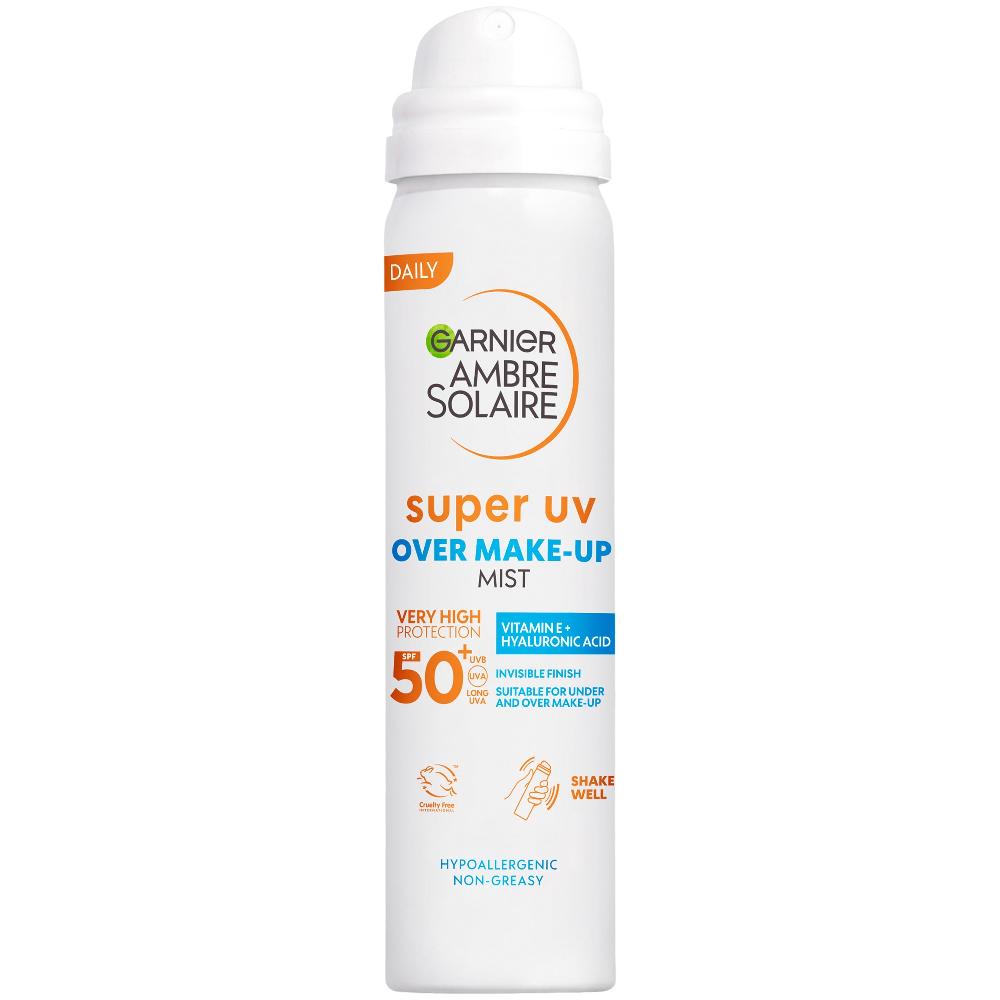 lookfantastic Garnier Ambre Solaire Over Makeup Super UV Protection Mist SPF50 75ml