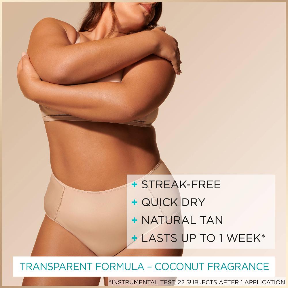 Lookfantastic Garnier Ambre Solaire Vegan Natural Bronzer Intense Clear Self Tan Mousse 200ml